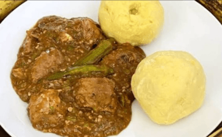 Foufou Gombo Poulet