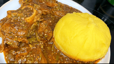 Foutou Sauce Gombo Viande