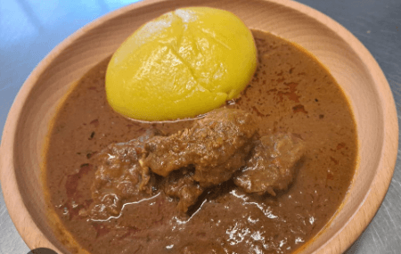 Foutou Sauce Arachide Poisson