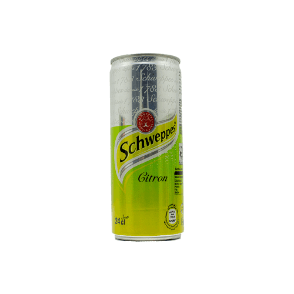 Canette schweppes citron