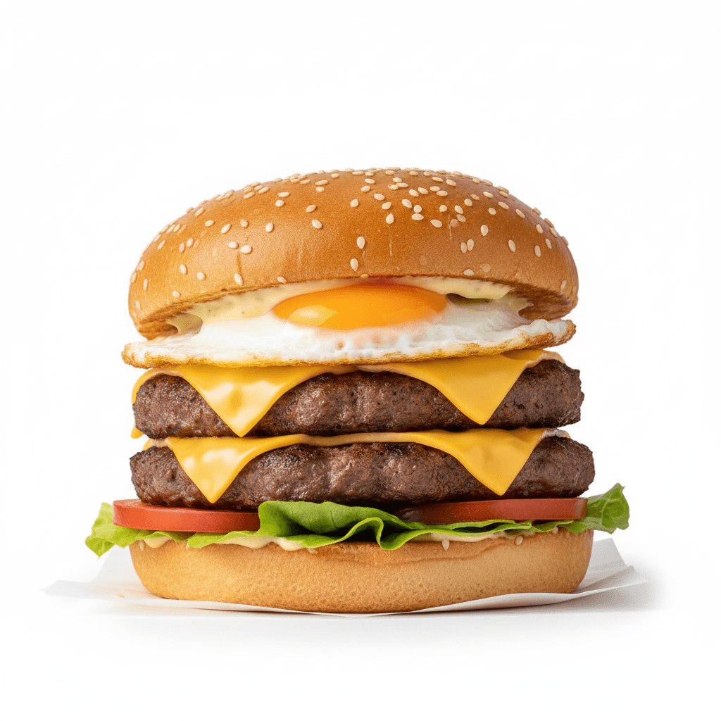 Double Cheese Egg Burger