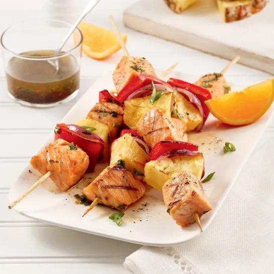 Brochette Yakitori Saumon