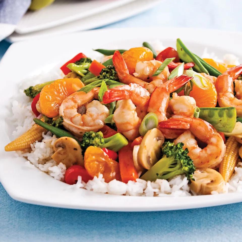 Plats Crevette Sautées