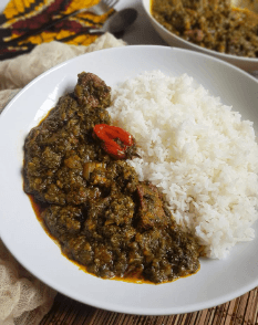 Riz Sauce Saka Poulet