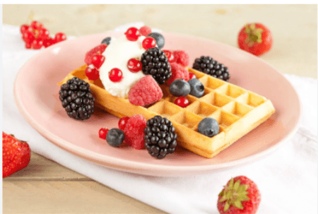 Fruits Waffle