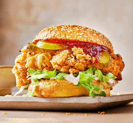 Crispy Chicken Burger en Menu