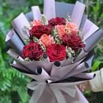 10 Roses Multicouleurs