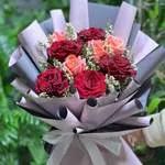 10 Roses Multicouleurs