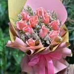 12 Roses Rouges Avec Emballage