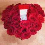 Boite Fleurs Avec Bague