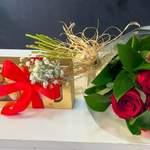 10 Roses Avec Chocolat Chempêtre