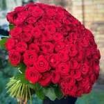Bouquet De Fleurs Rouge 70 Roses