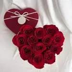 Coeur Roses Rouges