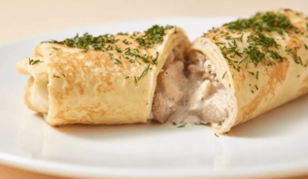 Crêpe Poulet Fromage