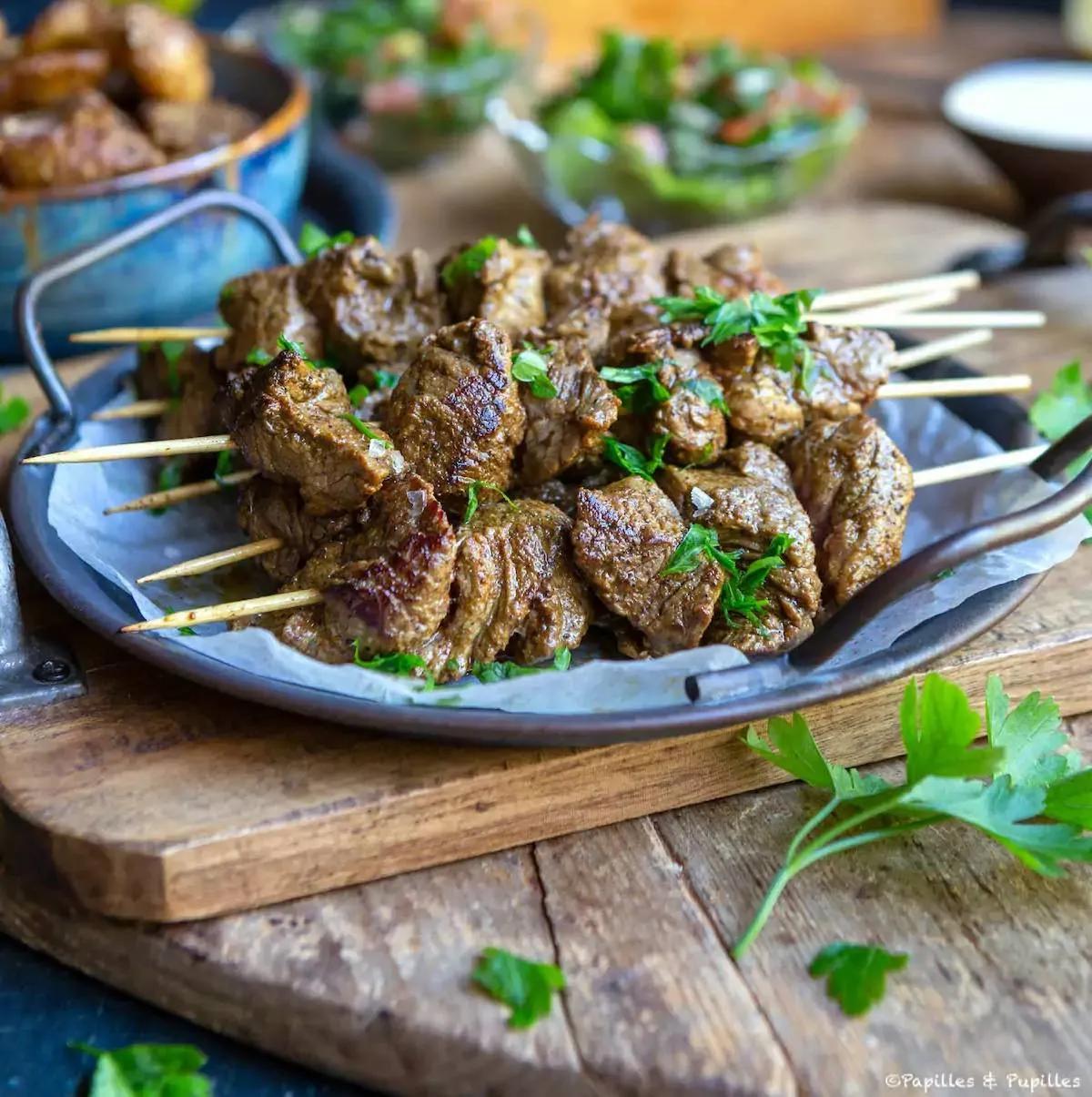 Brochette Viande Epicée