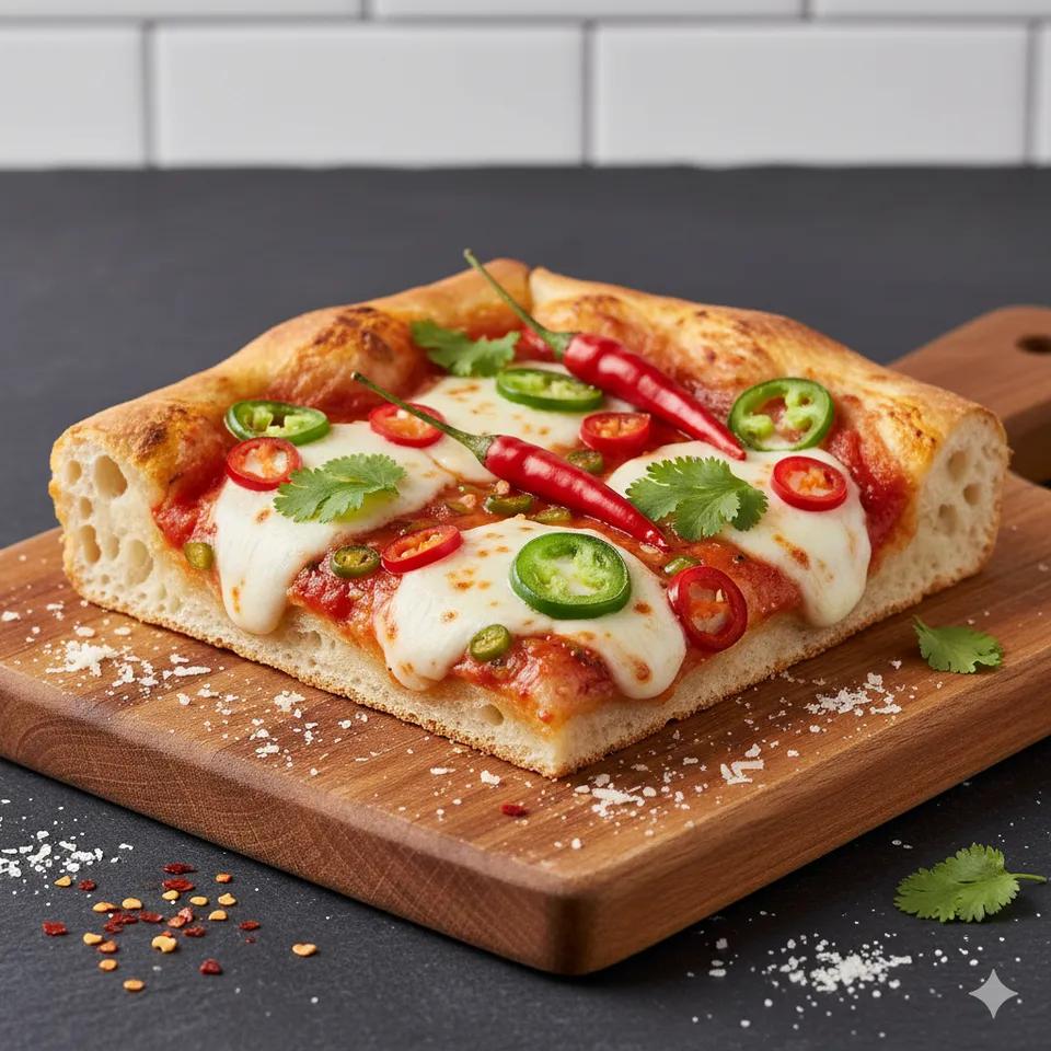 Pizza Carrée Piment