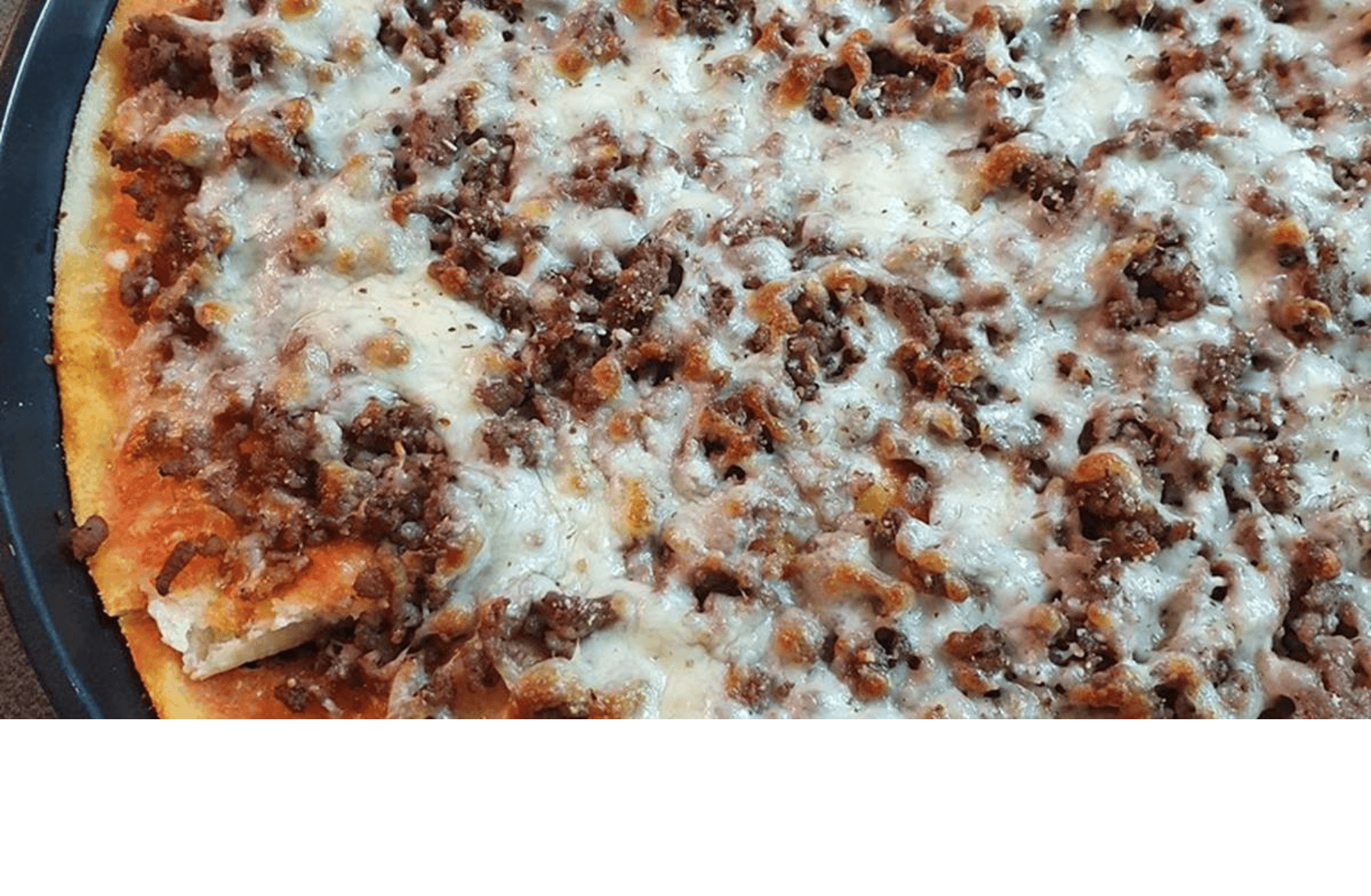 Pizza viande hachée