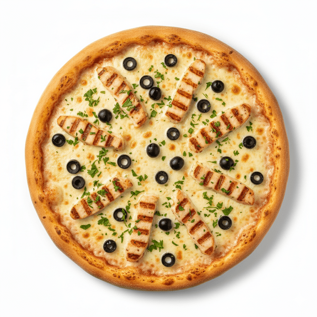 Pizza Poulet Blanche