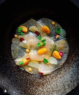 Carpaccio Hirame (Flétan)