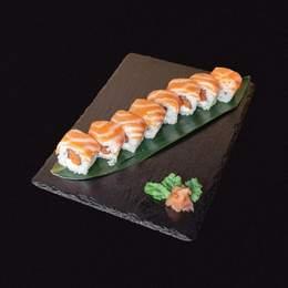 Saumon braisé Rainbow Roll 4 pièces