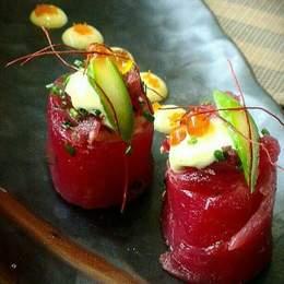 Gunkan Thon Avec Ciboulette Et Mayonnaise Japonaise