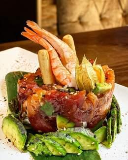 Tartare Mixte (Thon, Saumon Et Crabe)