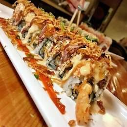 Rouleau arc-en-ciel Panko Crevettes et Tendre 4 pièces