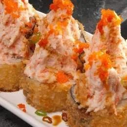 Futomaki Tempura Crevettes Garniture Crabe 5 pièces