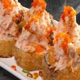 Futomaki Tempura Crevettes Garniture Crabe 10 pièces