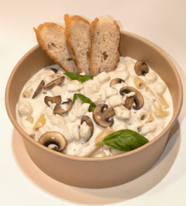 Pasta Escalope Champignons