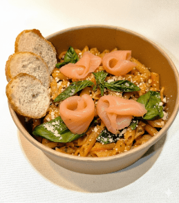 Pasta saumon fumé