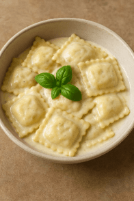 Ravioli fromage & épinard