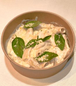 Rigatoni Escalope Champignons