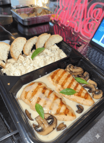 Escalope gratiné au fromage