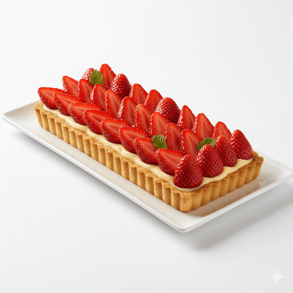 Tarte Rectangulaire Fraise