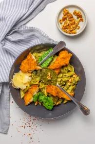 Pâtes Penne Poulet au Pesto