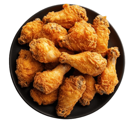 12Pcs Panés + Frites