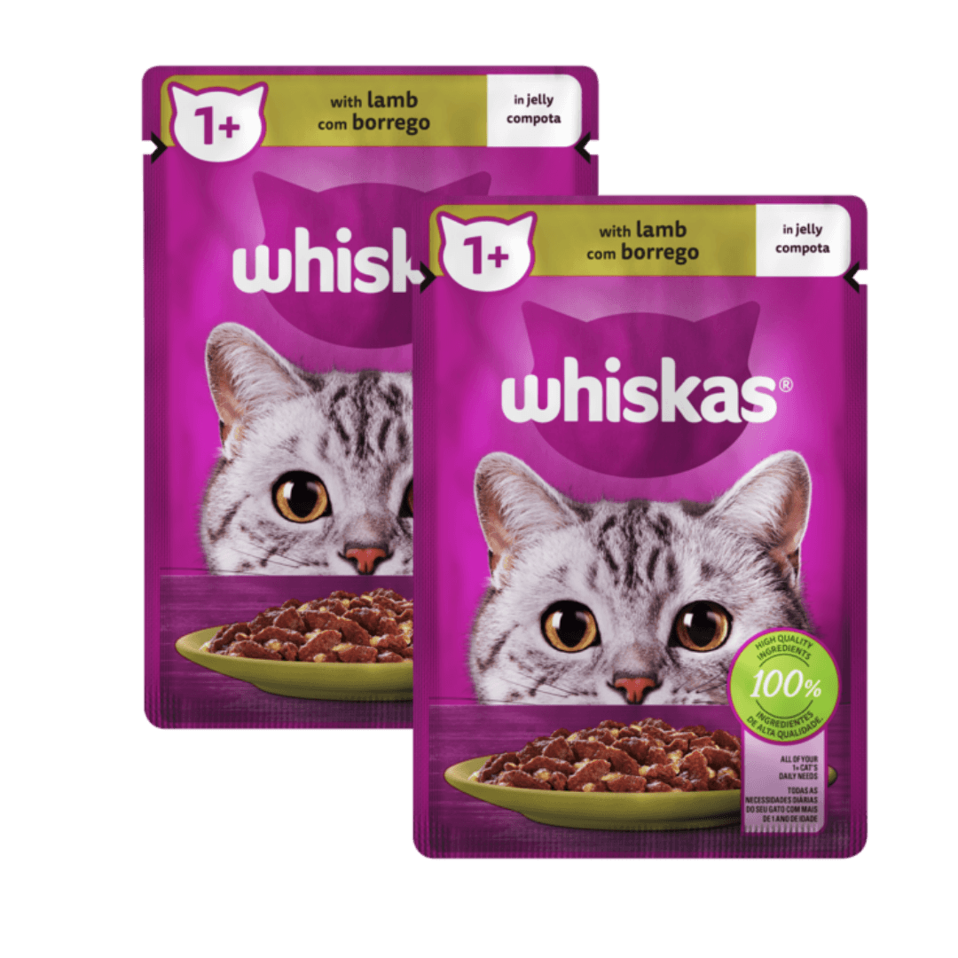 Whiskas Lamb in Jelly Wet Cat Food 85g x 3 units
