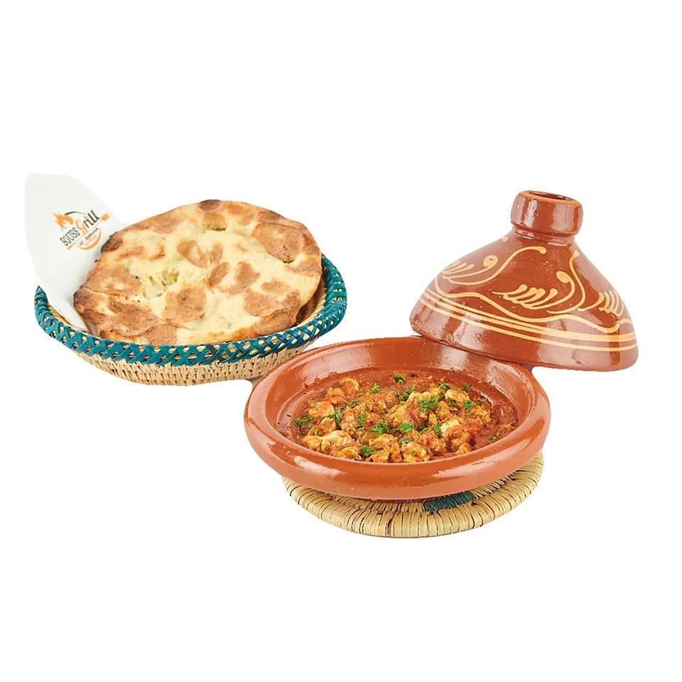 Tajine de cervelle a la charmoula
