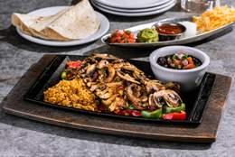 Mushroom Jack Chicken Fajitas
