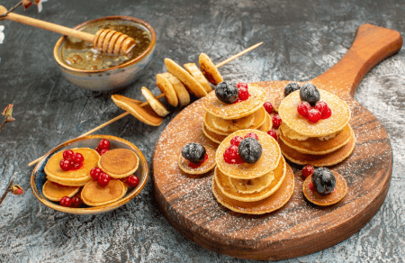 Brochette de Mini Pancakes