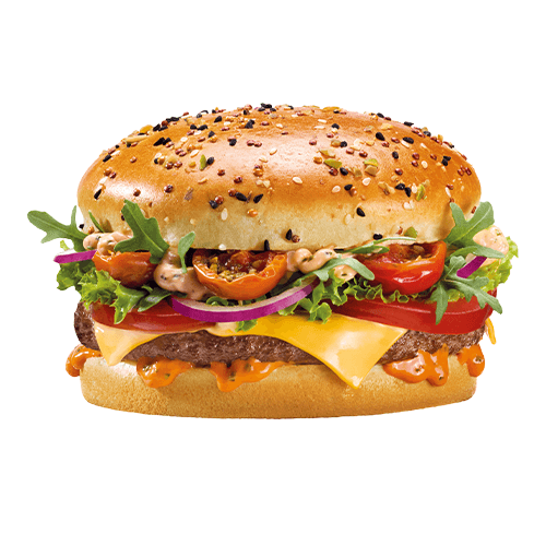 Single  Soprano Burger Qreamy Tomato Beef