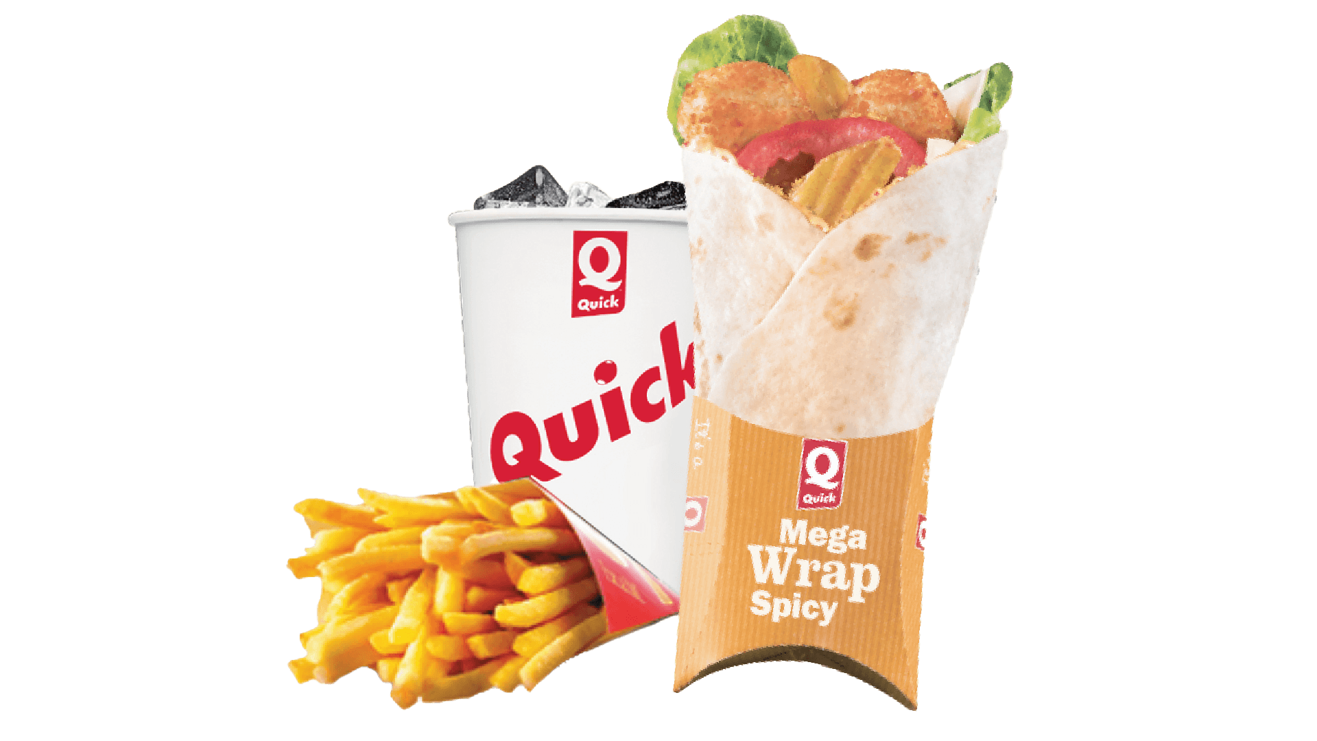 Menu Méga Wrap Chicken Spicy