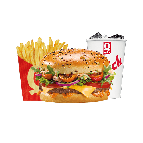 Menu  Soprano Burger Qreamy Tomato Beef