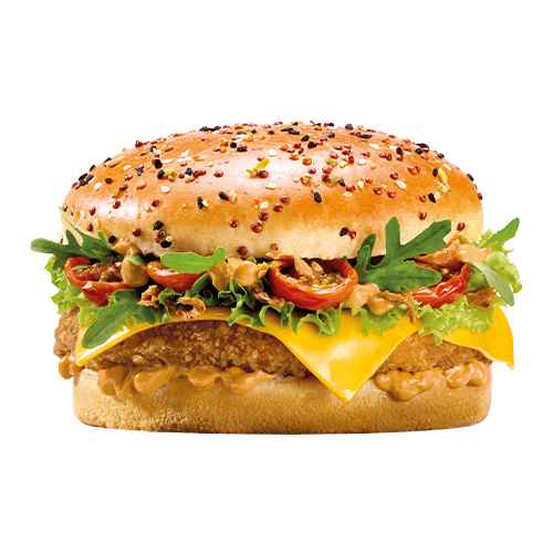 Single Soprano Burger Spicy Tomato Chicken