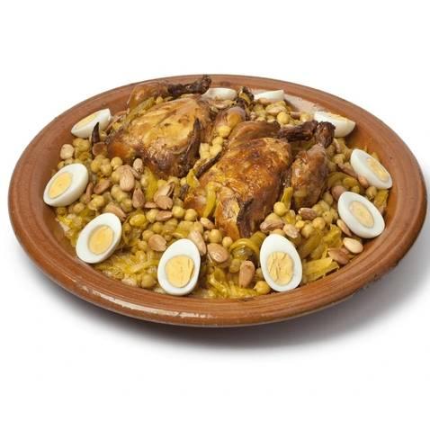 Couscous de Viande et Légumes+ Tfaya