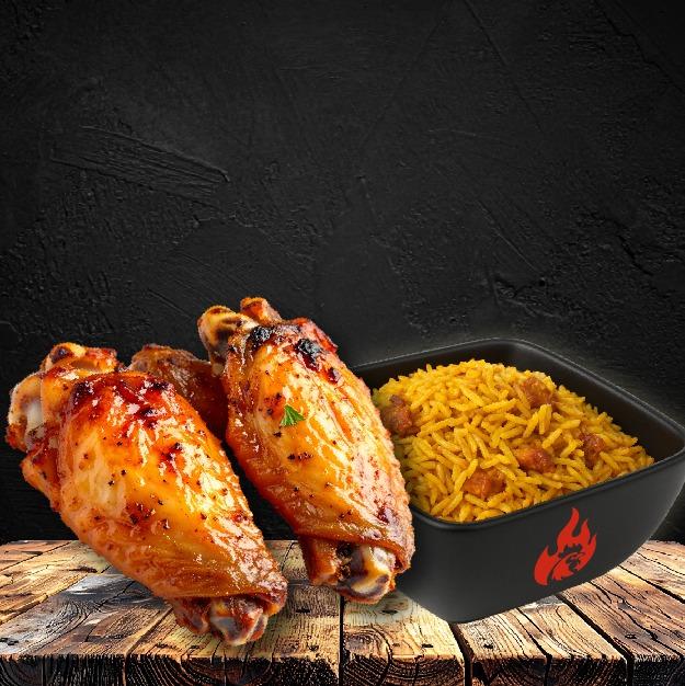 2 Wings + Riz