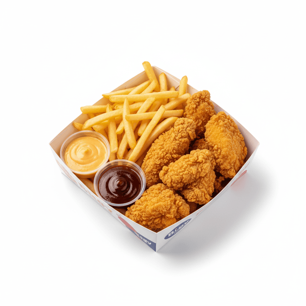 Box Chicken and Chips