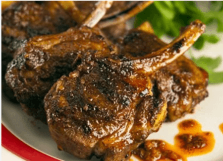 Côtelette d'Agneau Marinées