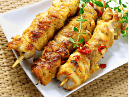 Brochette Poulet Ail Citron